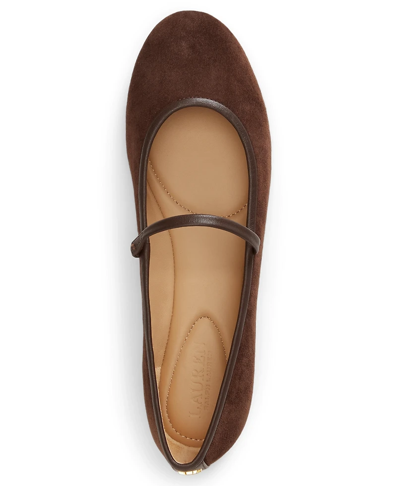 Lauren Ralph Women's Jayna Mary Jane Flats