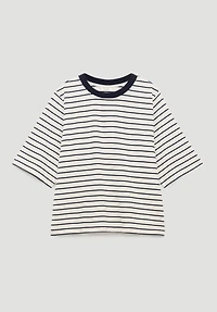 Hush Women's Romina Striped Short-Sleeve Cotton T-Shirt