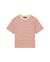 Whistles Women's Stripe Relaxed Cotton T-Shirt