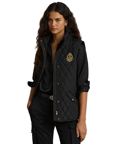 Lauren Ralph Women's Crested Vest