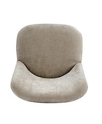 Streamdale Furniture Modern Upholstered Dining Chairs, Set of 2, Oatmeal