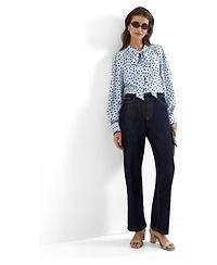 Phase Eight Women's Tie Neck Polka Dot Blouse