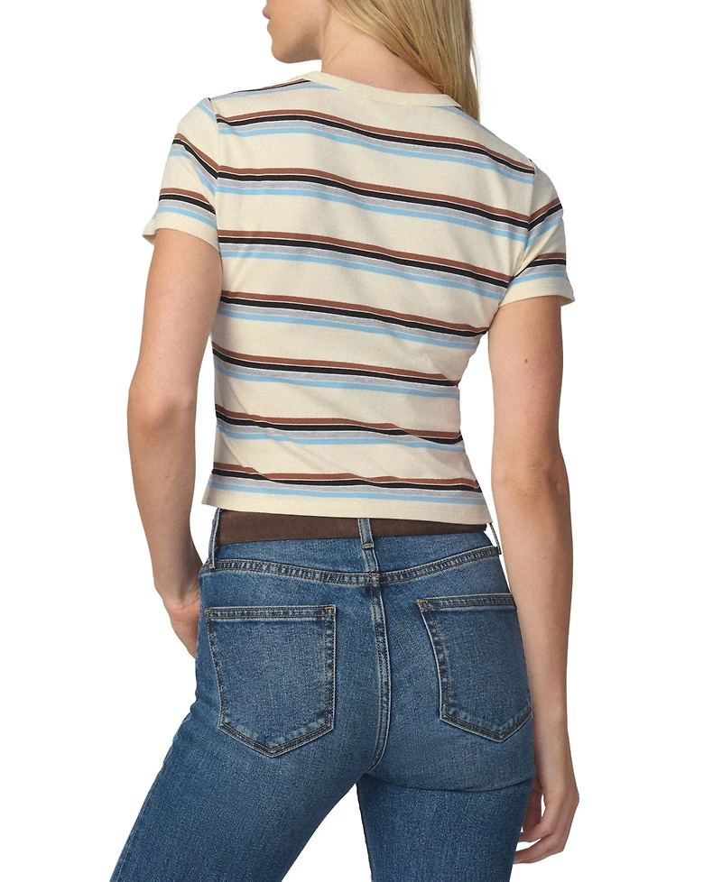 Joe's Jeans Women's Crewneck Pull-On Baby T-Shirt
