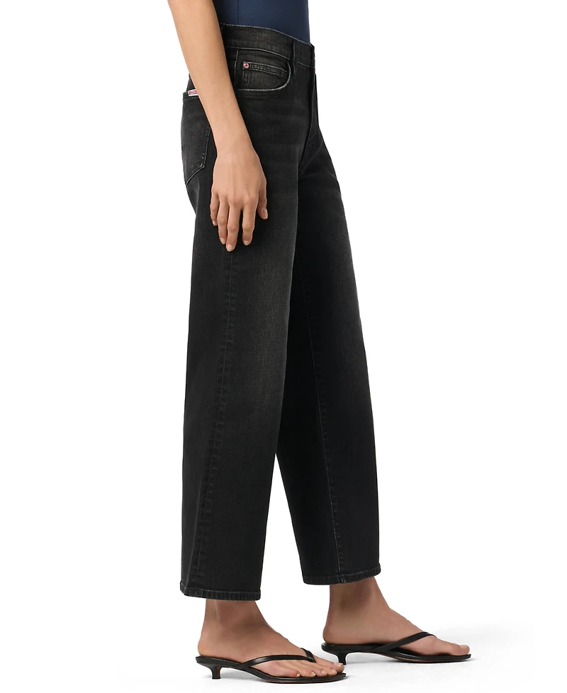 Hudson Jeans Women's Rosalie High-Rise Wide-Leg Cropped Ankle