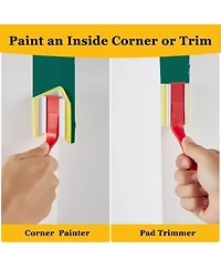 Xdovet Paint Edger Tool 360degree(s) Rotation Handle Trim Refill Pads Kit