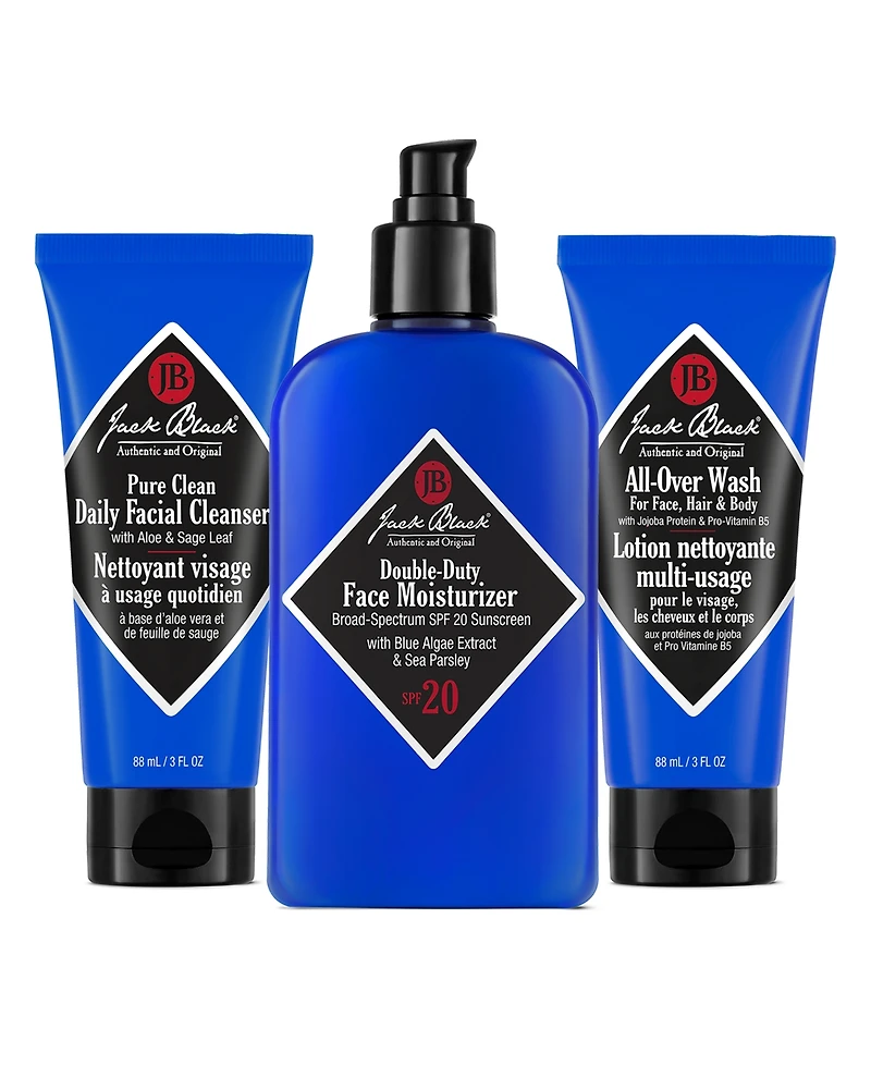 Jack Black 3-Piece The Triple Play All-Over Wash Gift Set