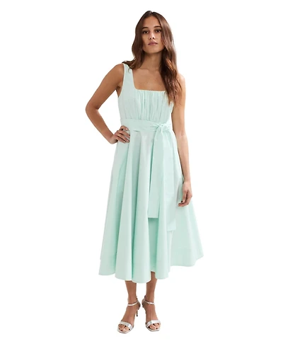 Phase Eight Women's Melinda Cotton Tie Midi Dress