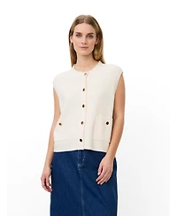Masai Copenhagen Women's MaLossan Button-Front Knit Vest