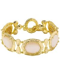 Kendra Scott Cultured Pearl Tiger Striped Daphne Statement Bracelet