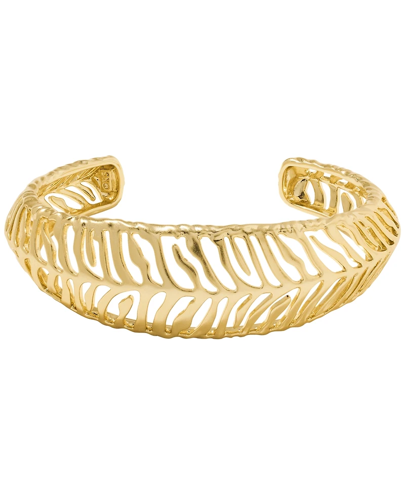 Kendra Scott 14k Gold-Plated Tiger Striped Mikki Cuff Bracelet