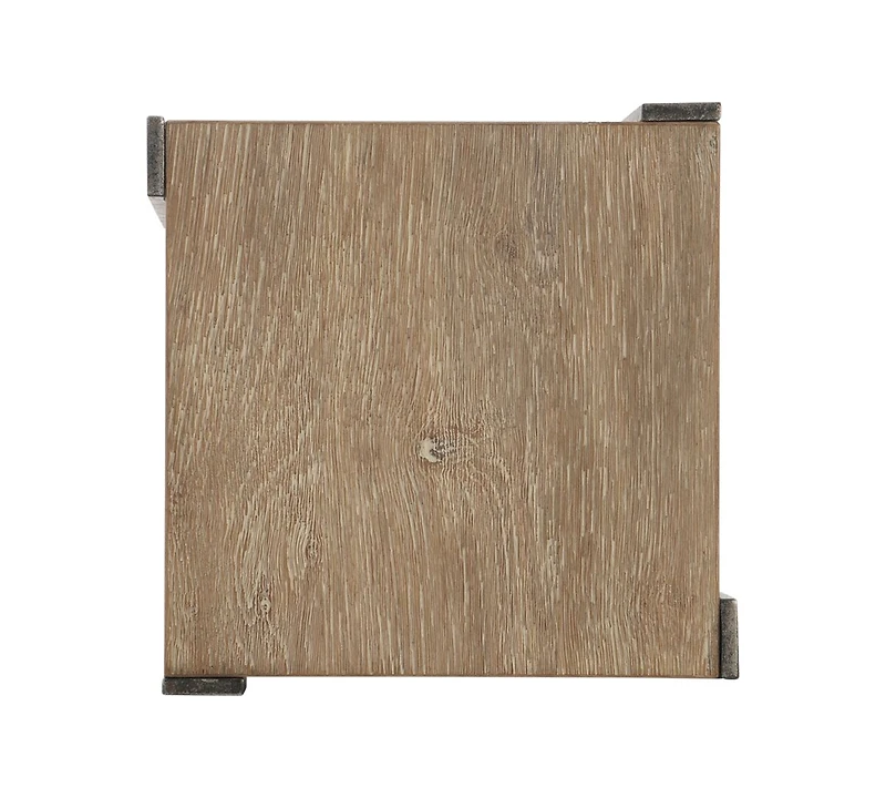 Bernhardt Tribeca 12.38" Wood & Steel Accent Table