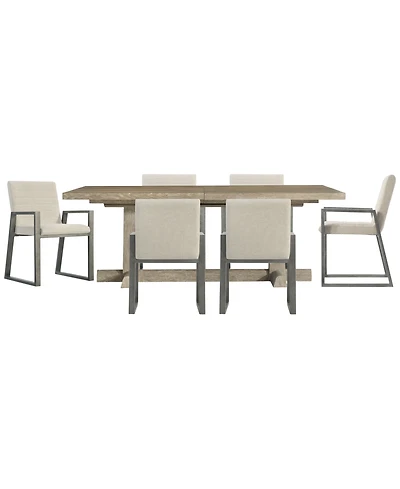 Bernhardt Tribeca 7-Piece Rectangle Dining Set (Table & 6 Arm Chairs)