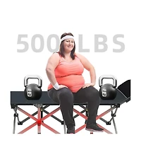 Piscifun Heavy Duty Portable Folding Camping Bed Adjustable Recline Built Pillow 500 Lbs Capacity