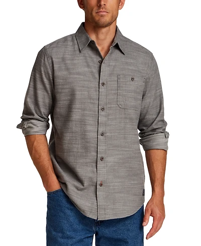 Weatherproof Vintage Men's Peached Slub Solid Shirt