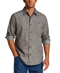 Weatherproof Vintage Men's Peached Slub Solid Shirt