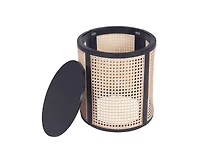 sumyeg Rubber Wood Side Table End with Mdf Stable Base