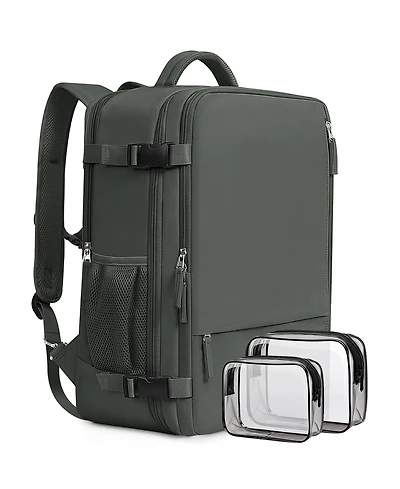 Piscifun 16 Inch Laptop Carry On Travel Backpack Waterproof Daypack With Usb Charging Port