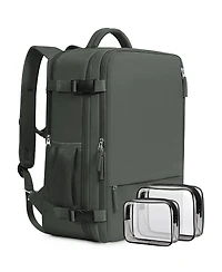 Piscifun 16 Inch Laptop Carry On Travel Backpack Waterproof Daypack With Usb Charging Port