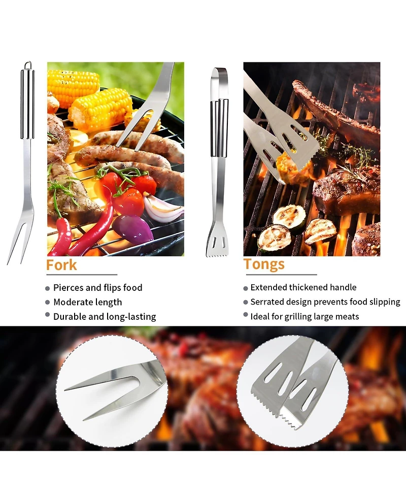 Xdovet Stainless Steel Bbq Grilling Tools Set