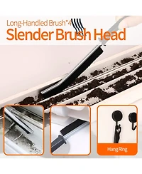Xdovet 16Pcs Crevice Brush Set Hard Bristle Grout Scrubber