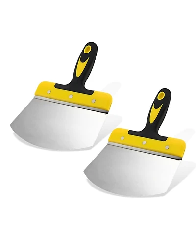 Xdovet Stainless Steel Bucket Scoop Putty Scraper pair of 2