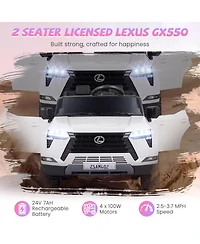 Hongge 24V 4WD Kids Ride On Suv with Parent Remote and Media Center