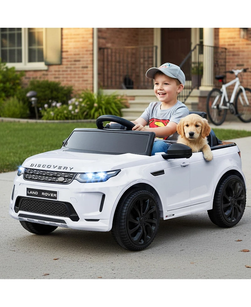 Hongge 12V Kids Electric Off-Road Suv with Remote Control, Led Lights and Safety Belt Ride-On Toy, 66 lbs. Capacity, Ages 3+