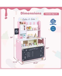 Hongge Ice Cream Shop Rotating Popsicle Rack 27-Piece Playset, Ages 3+