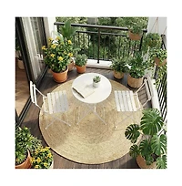 homfan Bistro Chairs Set of 2 – Folding Patio with Premium Metal Frame, Indoor/Outdoor Portable Seating for Balcony Yard Garden
