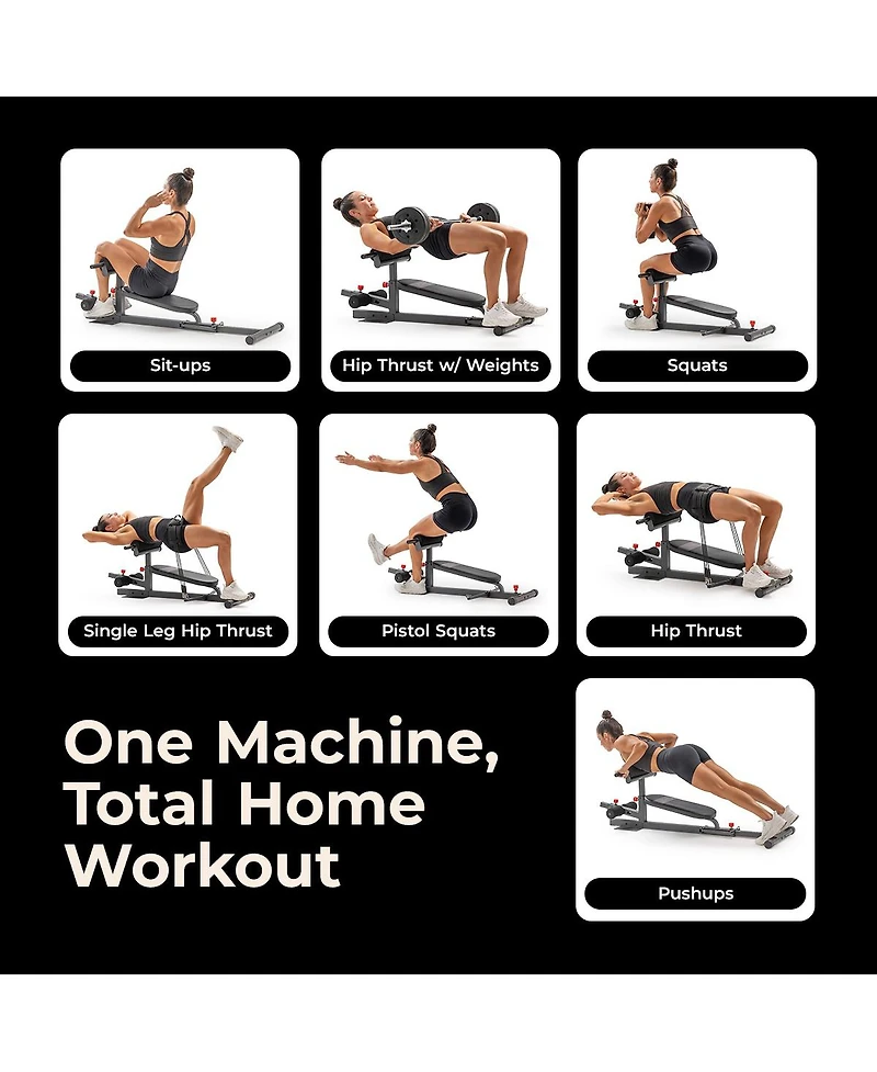 Sunny Health and Fitness Multifunction Core and Glute