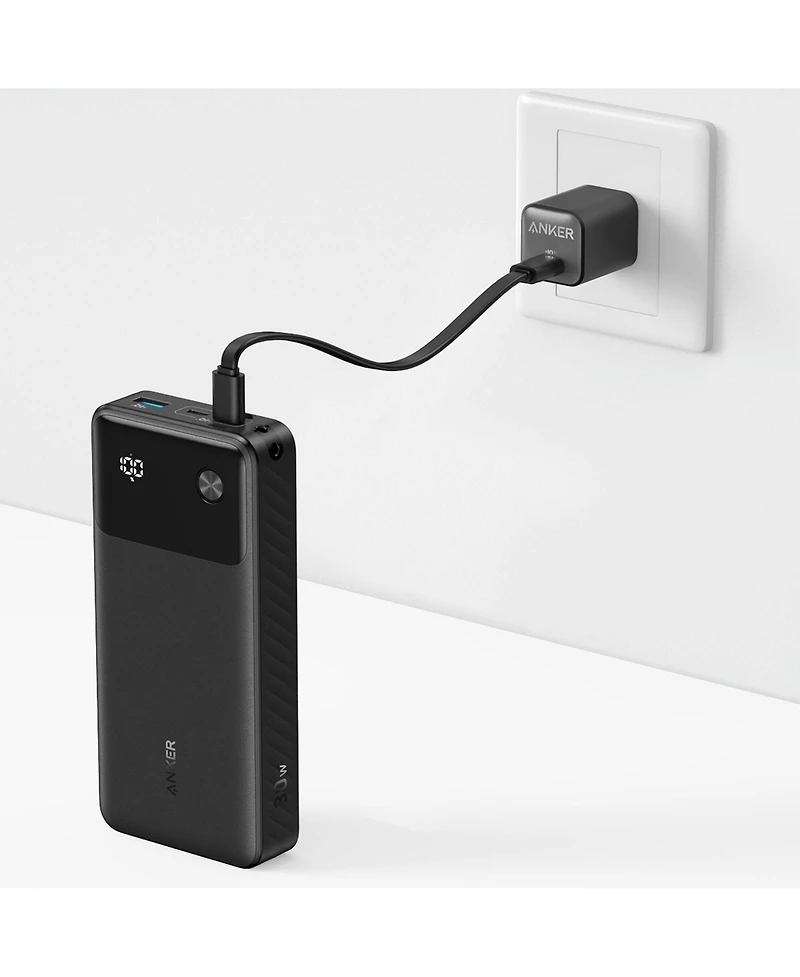 Anker 20,000 mAh 30W Power Bank, Compatible with Apple, Samsung, and More