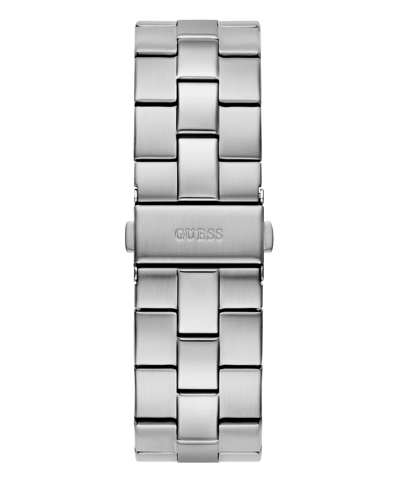 Guess Men's Quartz Silver-Tone Stainless Steel Watch 42mm