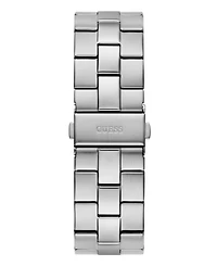 Guess Men's Quartz Silver-Tone Stainless Steel Watch 42mm