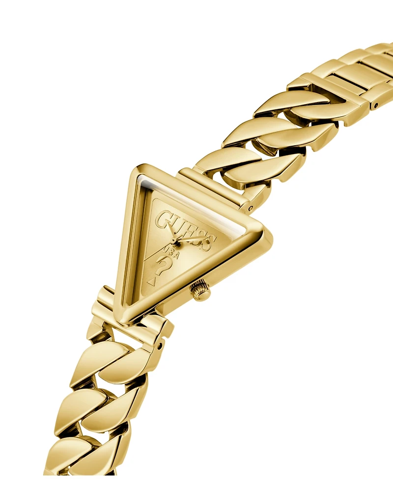 Guess Women's Quartz Gold -Tone Stainless Steel Watch 30mm x 34mm