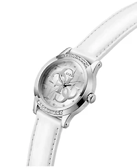 Guess Women's Quartz White Genuine Leather Watch 36mm