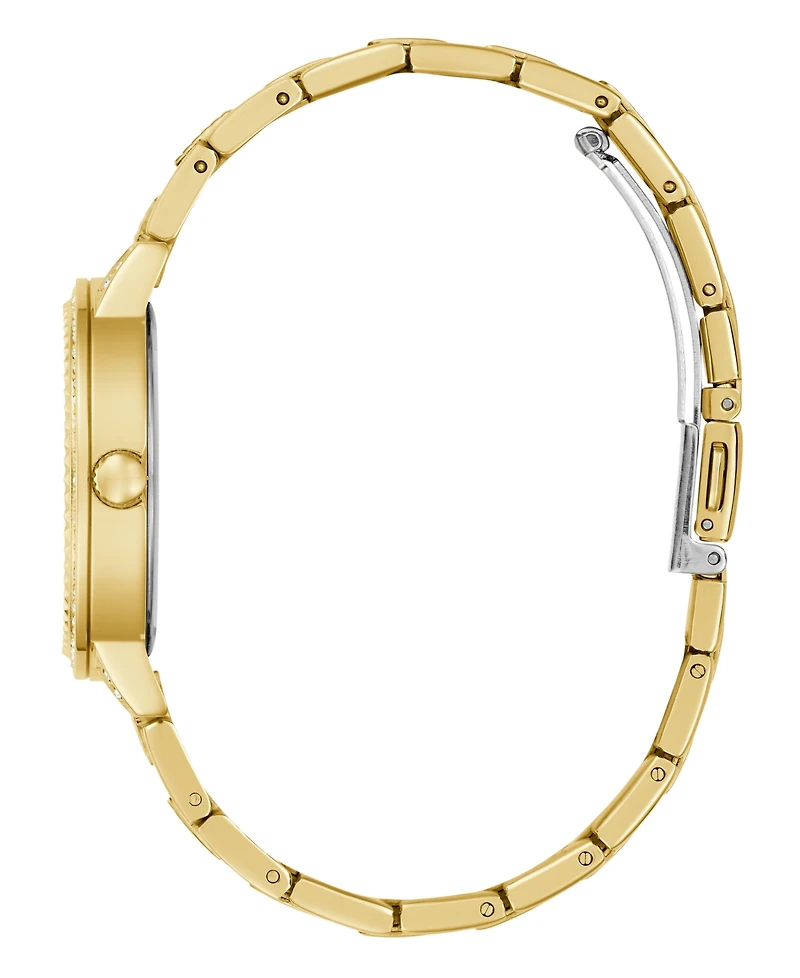 Guess Women's Quartz Gold-Tone Stainless Steel Watch 34mm