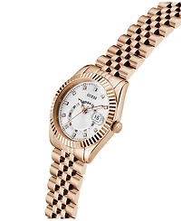 Guess Women's Quartz Rose Gold-Tone Stainless Steel Watch 34mm