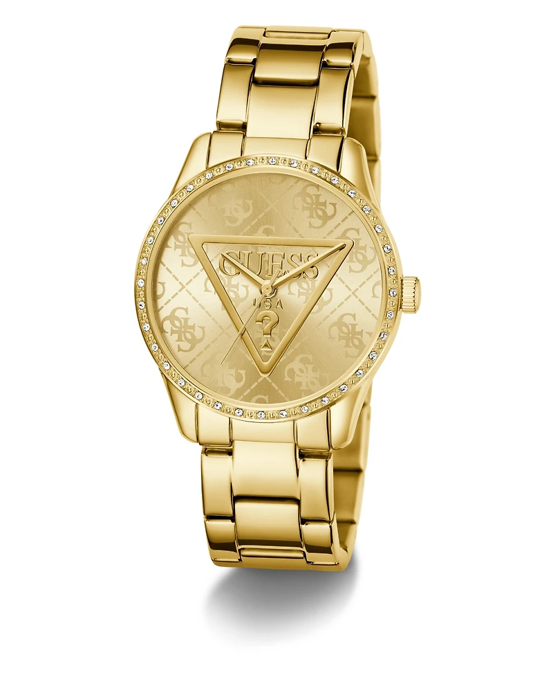 Guess Women's Quartz Gold-Tone Stainless Steel Watch 36mm