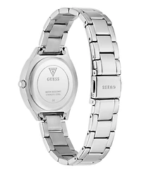 Guess Women's Quartz Silver-Tone Stainless Steel Watch 30mm