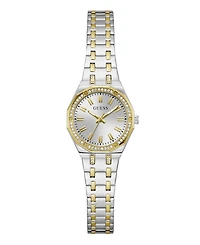Guess Women's Quartz Two-Tone Stainless Steel Watch 25mm