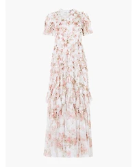 Needle & Thread Women's Summer's Valentine Ruffle Gown