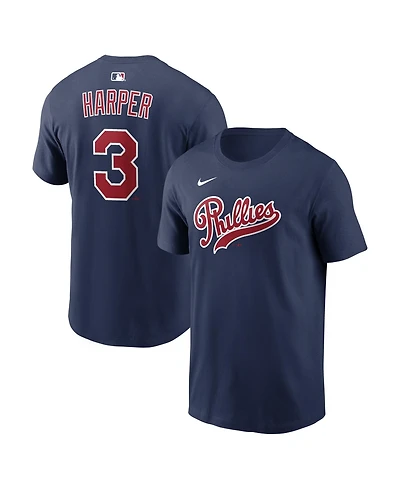 Nike Men's Bryce Harper Navy Philadelphia Phillies 2026 Field of Dreams Name Number T-Shirt