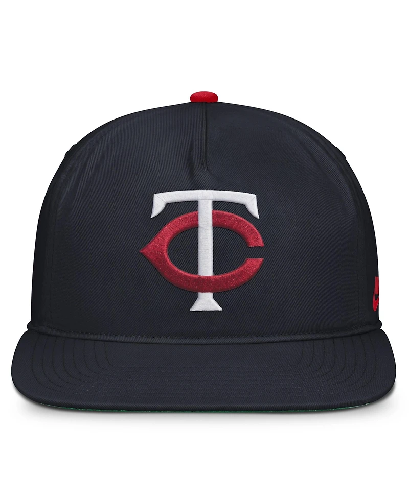 Nike Men's Navy Minnesota Twins 2026 Field of Dreams Five-Panel Adjustable Hat