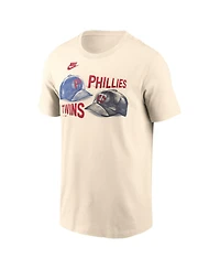 Nike Men's Cream Philadelphia Phillies vs. Minnesota Twins 2026 Field of Dreams Matchup T-Shirt