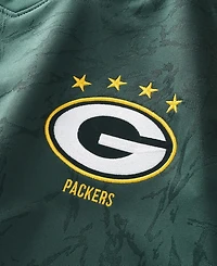 Fanatics Men's Green Green Bay Packers Football x Football V-Neck Fan Top