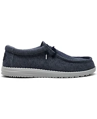 Hey Dude Men's Wally Stretch Jersey Slip-On Lifestyle Moccasin Loafers from Finish Line