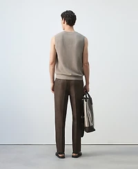Mango Men's Fine-Knit Vest