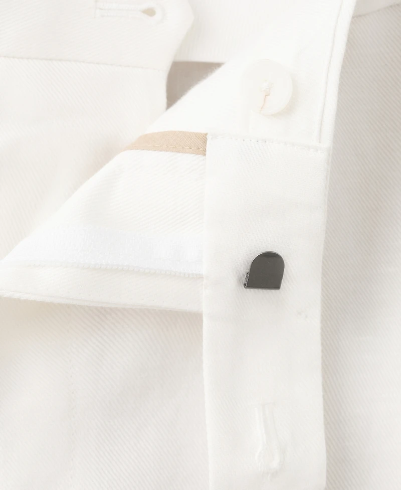 Mango Men's Pleated Linen-Blend Suit Pants