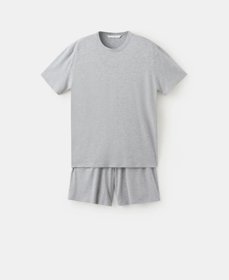 Mango Men's Elastic Waistband Pajama