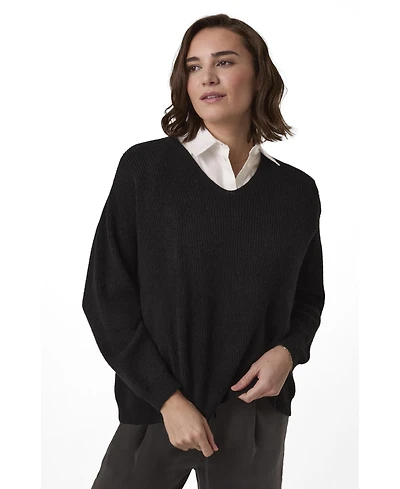 Celtic & Co. Women's Ribbed V-Neck Jumper